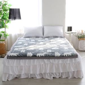 보들보들 극세사 밍크 북극곰 담요 (150x200cm)