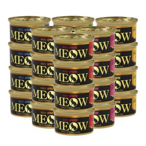 미아오 블랙라벨 85g 24개 1박스 고양이캔