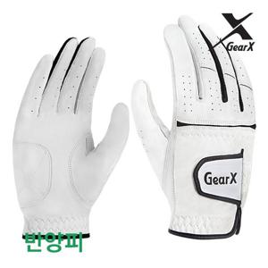 베이직 반양피 골프장갑 흰색 남성용 오른손 1장