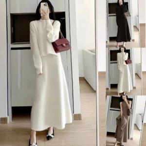 [마마스제이] 폴이닝니트투피스 M0436