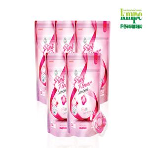 탑스텝 캡슐세제 핑크플라워 (33캡슐x5팩, 총165캡슐)