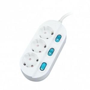 [XBKG8569_48]개별형 3구 접지 멀티탭 1 5M 절전형 접지형