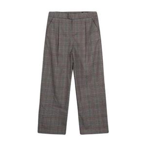 [티비제이]여성 TR 와이드 체크 슬랙스 팬츠(T185PT830P)