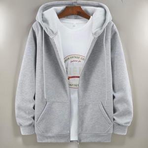 [옷자락] 여자 집업 오버핏 후드모자 따뜻한 기모 자켓