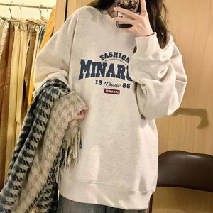 [페이릿] [~88까지]빅사이즈 토디 레터링 포인트 맨투맨