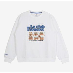 [르꼬끄]M 르꼬끄긴팔티 UQC QP123LFS22-OWT 르꼬끄x어프어프 그래픽 맨투맨 OWT