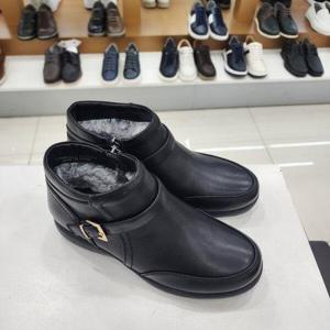 [엘칸토]여성소가죽내피털앵글부츠_HDD