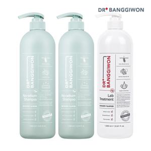 [닥터방기원] 노세범 샴푸 1000mlx2개+랩 트리트먼트 1000ml /두피유분개선/딥클렌징