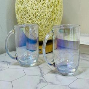 투명 루미락 머그컵 유리컵 물컵 전자레인지 250ml 2p