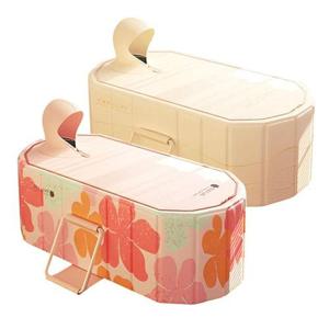 TC 1인용 미니 사우나 반식욕조 접이식 와이드 욕조 덮개