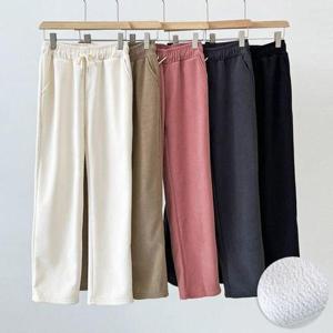 [에이치플러스몰]남자 골지 일자핏 부드러운 신축 골덴기모바지