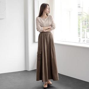 편안함 스타일 모두 와이드카고 골덴팬츠