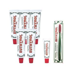 [유시몰][ EUTHYMOL ] 유시몰 오리지널 핑크 치약 대용량 120g 5개+20g+칫솔