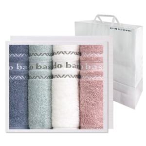 [송월타올]아놀드바시니 인디 4매 선물세트+쇼핑백 기념수건 답례품