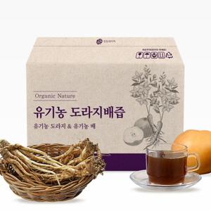 일등네이처 자연 유기농 도라지배즙 배도라지즙 실속형 100포