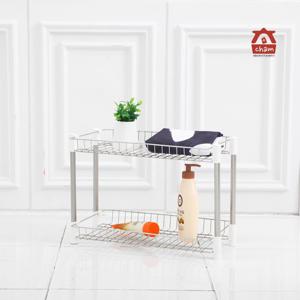 참생활 욕실선반 사각선반 2단 기본형 다용도선반