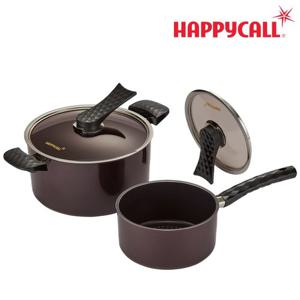 [본사직영]HC해피콜 다이아몬드 IH 냄비 2종 세트B (18편/24곰솥)