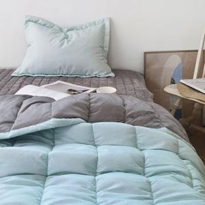 데이즈 단면 극세사 차렵이불+패드+베개커버 패드세트 SS슈퍼싱글