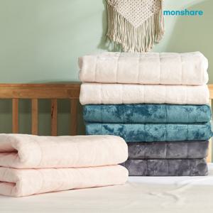 [몽쉐어] 보드리 5mm 극세사 고정밴딩 침대패드 SS 4color