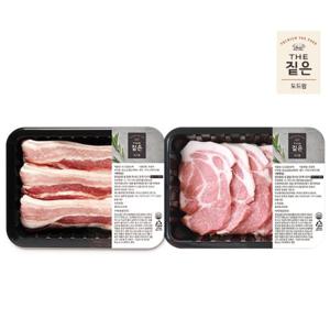 [도드람한돈 프리미엄xTHE 짙은] YBD품종 삼겹살 구이용 400g*2 + 목심 구이용 400g*1 총 1.2kg