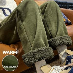 ★인기폭주특가★[무드무드] 버디 스웨이드 양털안감 밴딩 팬츠