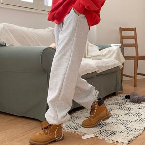 [MADE/기장선택/투웨이] 베른 기모 핀턱 일자 트레이닝 팬츠 (3color)