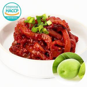 [웰굿] HACCP 전북 프리미엄 매실 품은 오징어젓갈 800g