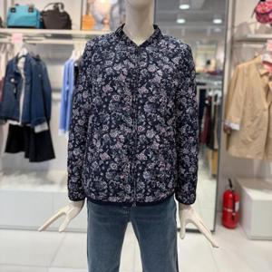 [크로커다일레이디]플라워 프린트 블루종 패딩 점퍼 CLESPD102_DG