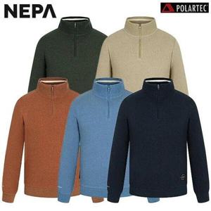 [네파]겨울용 남성 그라티아 스웨터 기모 집업 티셔츠 - 7J75441_HDD