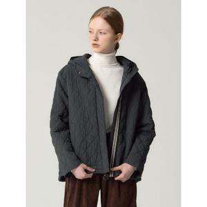 [보니스팍스]후드 퀄팅 숏패딩 (택가격： 259000원)