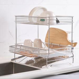 국내생산 프리미엄 올스텐 304 코즈모 식기건조대 2단+멀티바스켓 +도마걸이+접시꽂이