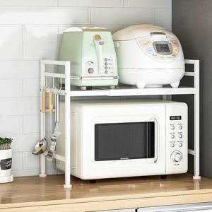 전자레인지 선반 길이조절 수납장 밥솥 에어프라이어 (WB98E9B)