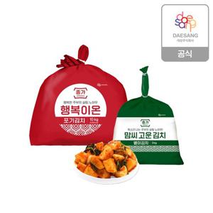 종가 행복이온 포기김치 10kg + 맘씨고운 총각김치 3kg