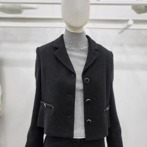 [꼼빠니아]크롭 울 혼방 싱글 자켓 CAEW0-WJK140