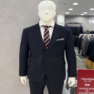 [트루젠]남성 가을겨울 115사이즈 울 50% 네이비 면접 예복 혼주 빅사이즈 정장 수트 양복 세트 턱시도_JK