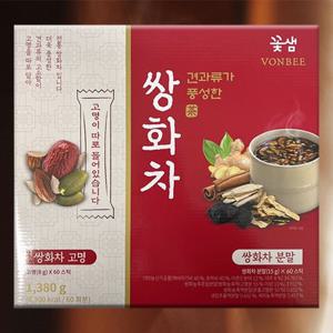 쌍화차(쌍화차분말 1스틱 15gx60T, 고명 1스틱 8gx60T)