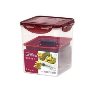 락앤락 발효숙성용기 정사각 김치통 2.6L HPL822BP (WBFFB7B)