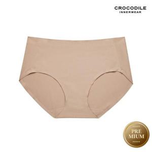 [크로커다일 언더웨어][크로커다일]프리미엄 나이론 프리커팅 팬티 베이지