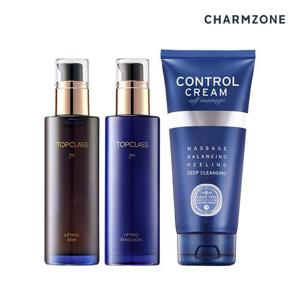 참존 탑클래스 3종 세트 리프팅 스킨120ml+로션120ml+콘트롤 크림 셀프 마사지150ml