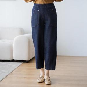 엄마옷 마담4060 루아데님배기팬츠-QPN2509009-