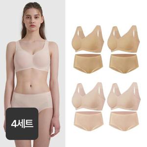 앤왁스 꿈의브라 기능성 패키지 8종(브라4종+팬티4종)