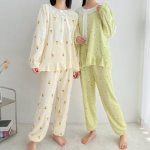 [신상] 밍크 수면잠옷 상하의세트 투피스 수면잠옷