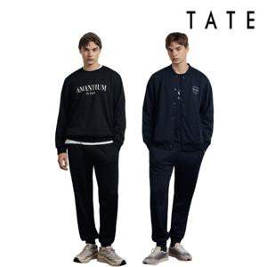 [TATE] 테이트 25FW 남성 리얼 웜 쉐르파 기모 셋업 3PCS (바시티 자켓+기모 맨투맨+기모 팬츠)