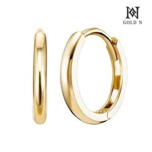 골드앤 14K 후프링 대 귀걸이