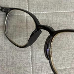 붙이는 실리콘 안경코받침 슬림 코패드 블랙 10P (WA65DE1)