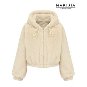 [마리지아]포근 후드 페이크 퍼 점퍼_MJPA42013