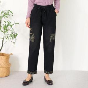 [엄마옷 로즈맘] 도경패치밴딩청바지