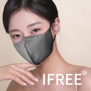 [아이프리] kf 94 새부리형 국산 대형 비말 차단 마스크 그레이100매