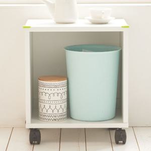 (착불) 마요 침대 옆 선반 좁은 미니 1칸 이동형 협탁