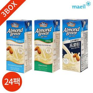 갤러리아_아몬드 브리즈 190ml 오리지널 언스위트 프로틴 3종 묶음